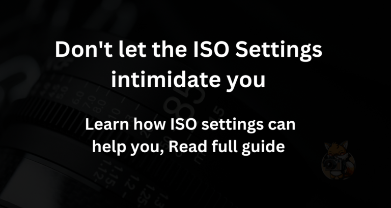 What is ISO Settings in Photography